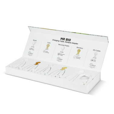 Mr. Bio Charging cable Vielfalt Präsentationsbox, Weiß/transparent, Produktbild (2)