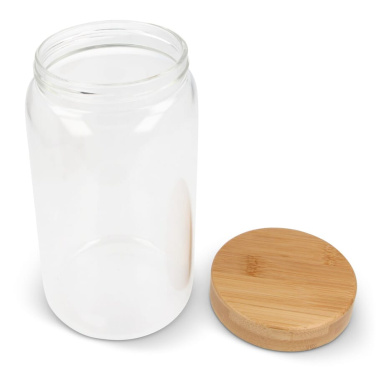 Kanister Glas & Bambus 1200 ml, Transparent, Produktbild (2)