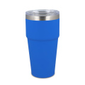 T-Ceramic Softtouch Becher 500 ml, Blau