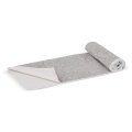 Schnelltrocknendes Handtuch R-PET 30 x 80 cm Sublimation, Weiss / Grau