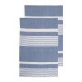 Sagaform Ella hamam Handtuch 2er-Pack 50x70 cm, Blau