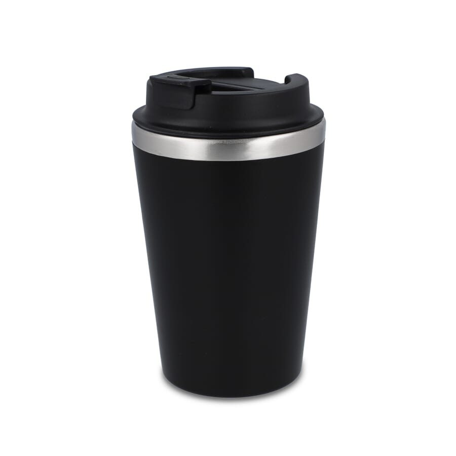 Coffee to go Becher 350 ml, Schwarz, Produktbild (1)