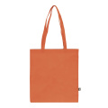 R-PET Tragetasche aus Non Woven mit langen Griffen 38 x 42 cm 75g/m², Orange