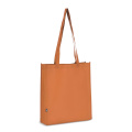 R-PET Tragetasche aus Non Woven 38 x 9 x 42 cm 75g/m², Orange
