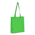 R-PET Tragetasche aus Non Woven 38 x 9 x 42 cm 75g/m², Hellgrün
