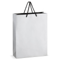 FSC Papier Geschenktasche 30 x 12 x 40 cm 200g/m², Silber
