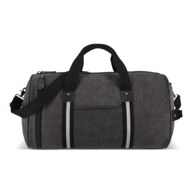 Seesack aus recyceltem Baumwoll-Canvas Harper, Dunkelgrau, Produktbild (2)