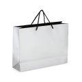 Papier Geschenktasche 40 x 12 x 30 cm 200g/m², Silber