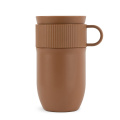 Sagaform Ted isolierter Becher, 280 ml auslaufsicher und spülmaschinenfest, Braun