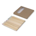 12 Buntstifte in Kraftbox, Natur