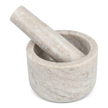 Sagaform Stein Travertin Marmormörtel, Beige, Produktbild (2)
