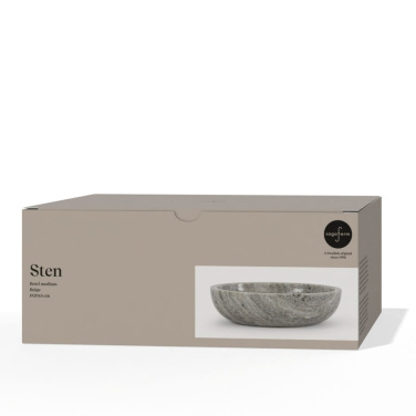 Sagaform Sten Travertin-Marmor-Schale, Beige, Produktbild (3)