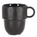 Sagaform Inka Becher mit Ohr 270 ml, Schwarz