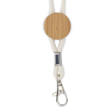 Baumwollkordel Lanyard, Natur, Produktbild (3)