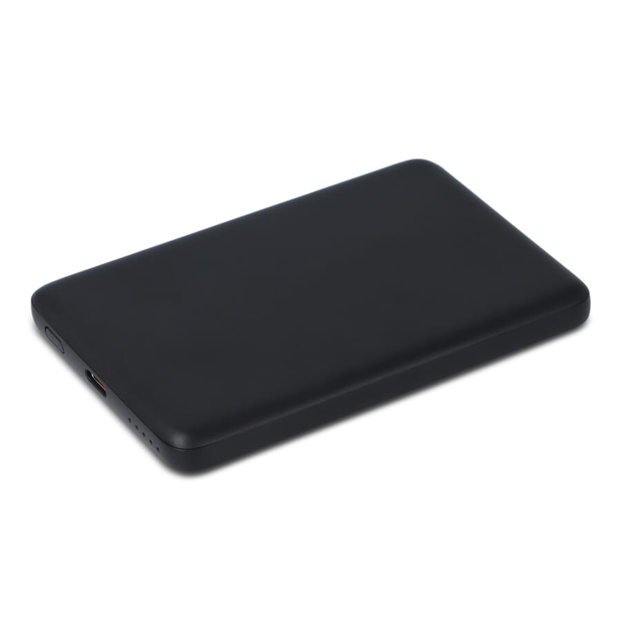 Zenith USB-C Powerbank mit Power Delivery R-ABS 5000 mAh, Schwarz, Produktbild (1)