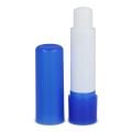 Klassischer Lippenpflegestift aus recycelten Materialien, Ecru / Blau