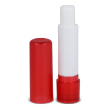 Klassischer Lippenpflegestift aus recycelten Materialien, Ecru / Rot