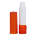 Klassischer Lippenpflegestift aus recycelten Materialien, Ecru / Orange