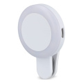 Universelle tragbare Selfie-LED-Leuchte mit 3 Helligkeitsstufen, Weiss