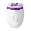 BRP505|Philips Satinelle Kompakt-Epilierer mit Kabel & kabellosem Bikini-Trimmer, Weiss