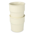 InSideOut Cup Fika Becher 2er Set 280 ml, Beige