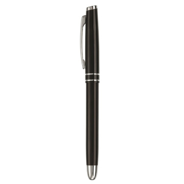 Aluminium Rollerball mit 2 Ringen, Schwarz, Produktbild (2)