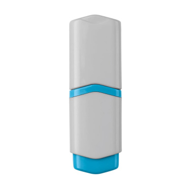 Textmarker Mini, Weiss / Blau, Produktbild (2)