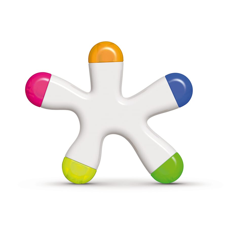 Textmarker Drop/Kleks, Weiss, Produktbild (1)