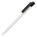 Kugelschreiber Ingeo TM Pen hardcolour, Weiss / Schwarz