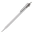 Kugelschreiber Cosmo Hardcolour, Weiss / Silber