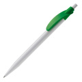 Kugelschreiber Cosmo Hardcolour, Weiss / Grün