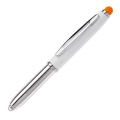 Stylus Kugelschreiber Shine, Weiss / Orange