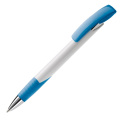 Kugelschreiber Zorro Hardcolour, Weiss / Hellblau