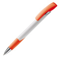 Kugelschreiber Zorro Hardcolour, Weiss / Orange