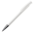 Kugelschreiber Avalon Hardcolour mit Metallspitze, Weiss