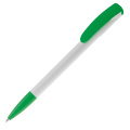 Kugelschreiber Deniro Hardcolour, Weiss / Grün
