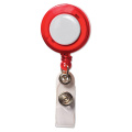 Namensschildhalter, Transparent / Rot