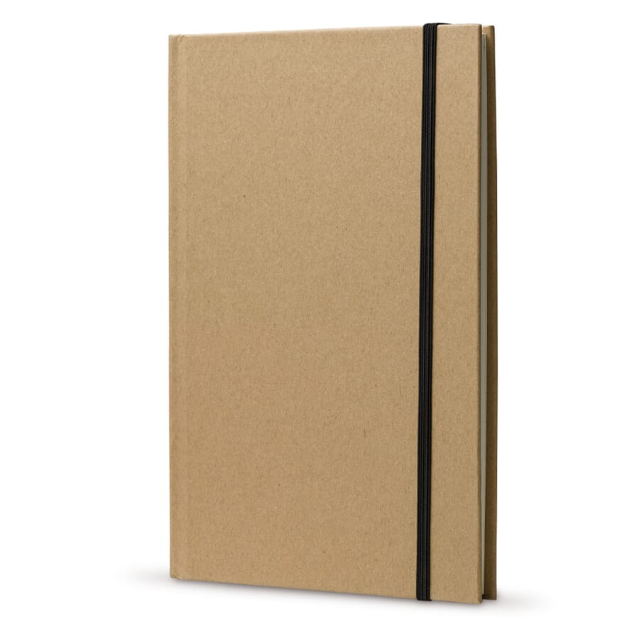 Karton Notizbuch A5, Braun, Produktbild (1)