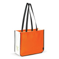 Einkaufstasche im Querformat PP Non-Woven 120g/m², Orange
