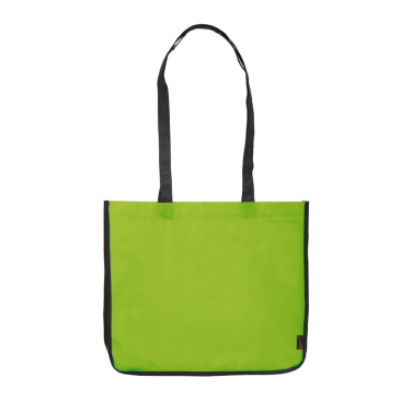 Einkaufstasche im Querformat PP Non-Woven 120g/m², Grün, Produktbild (3)