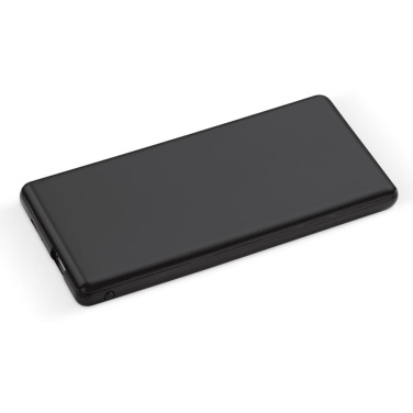 Powerbank 4000mAh mit Logo-Beleuchtung, Silber / Schwarz, Produktbild (2)