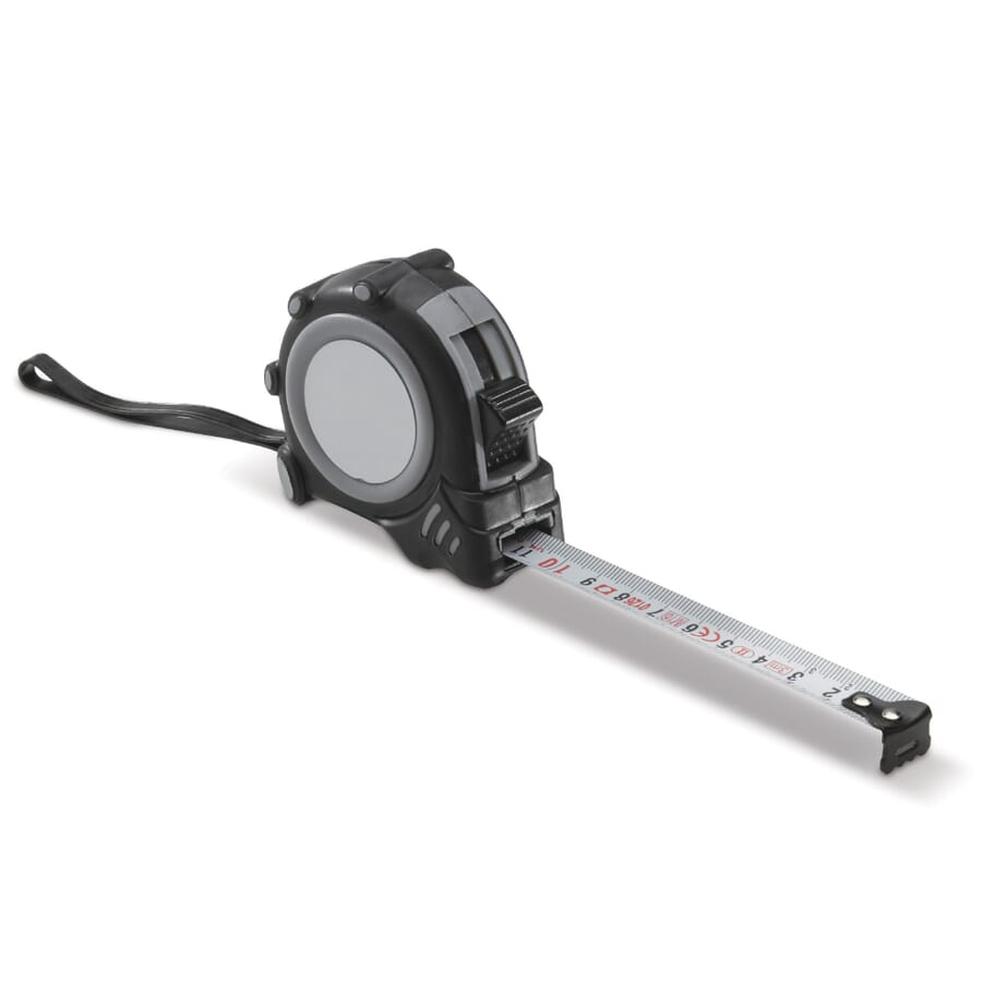 Maßband Fix 3m, Grau / Schwarz, Produktbild (1)