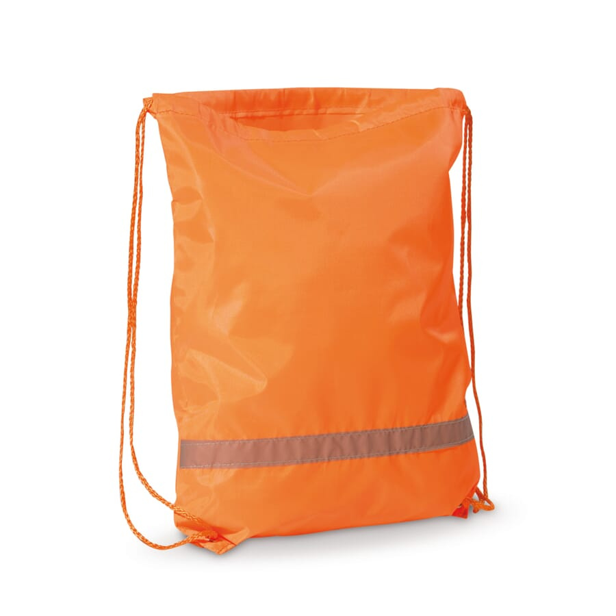 Rucksack aus Polyester 210D, Orange, Produktbild (1)