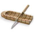 Brotbrett mit Messer, Holz