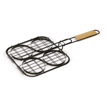 Barbecue Hamburger Grill, Holz, Produktbild (3)