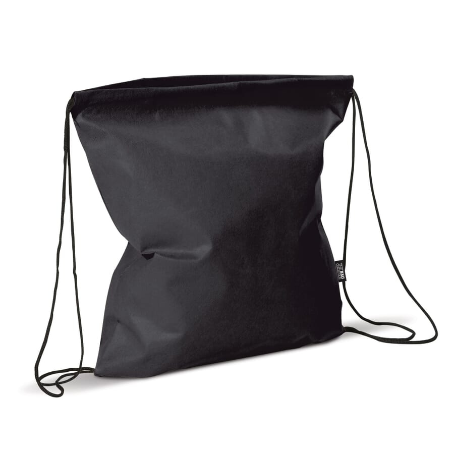 Rucksack Non-Woven 75g/m², Schwarz, Produktbild (1)