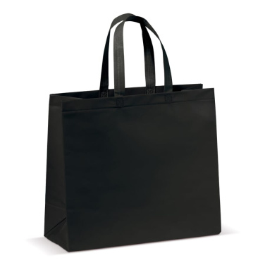 Laminierte Non Woven Tasche 105g/m², Schwarz, Produktbild (2)