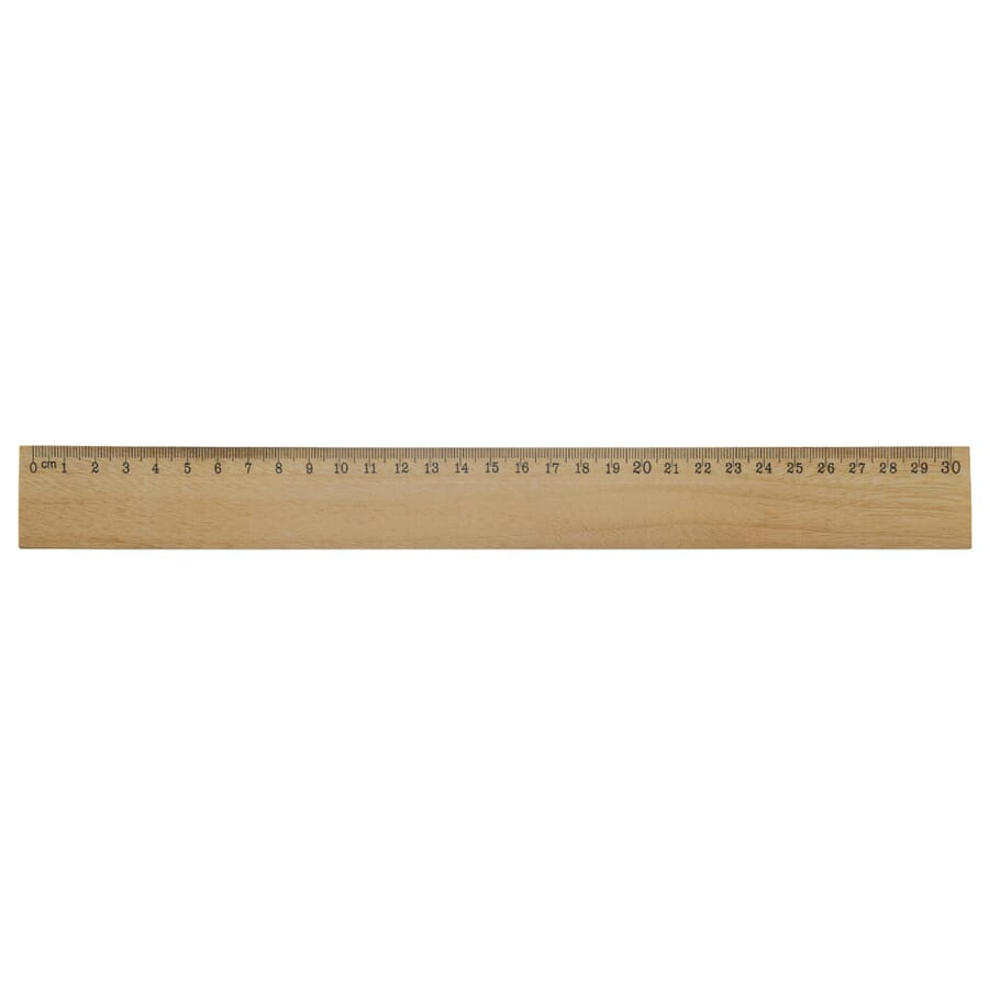 Holzlineal 30 cm, Produktbild