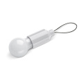 Schlüsselanhänger Glühlampe, Weiss