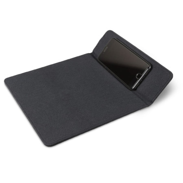 Mousepad inkl. kabelloser Ladestation ( 5W ), Schwarz, Produktbild (4)